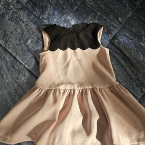 Victoria Beckham For Target Pink Dress with Scalloped Neckline 2T